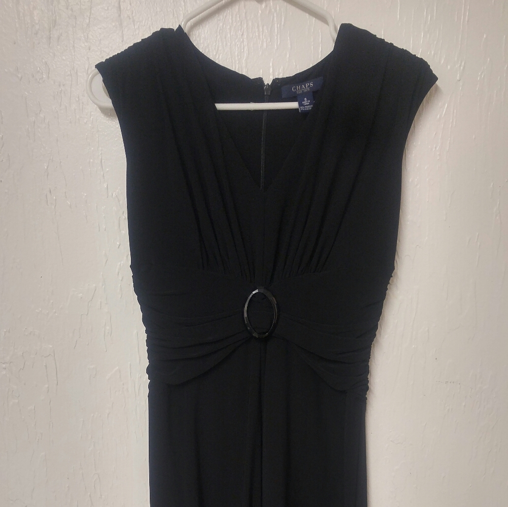 Chaps Black Dress